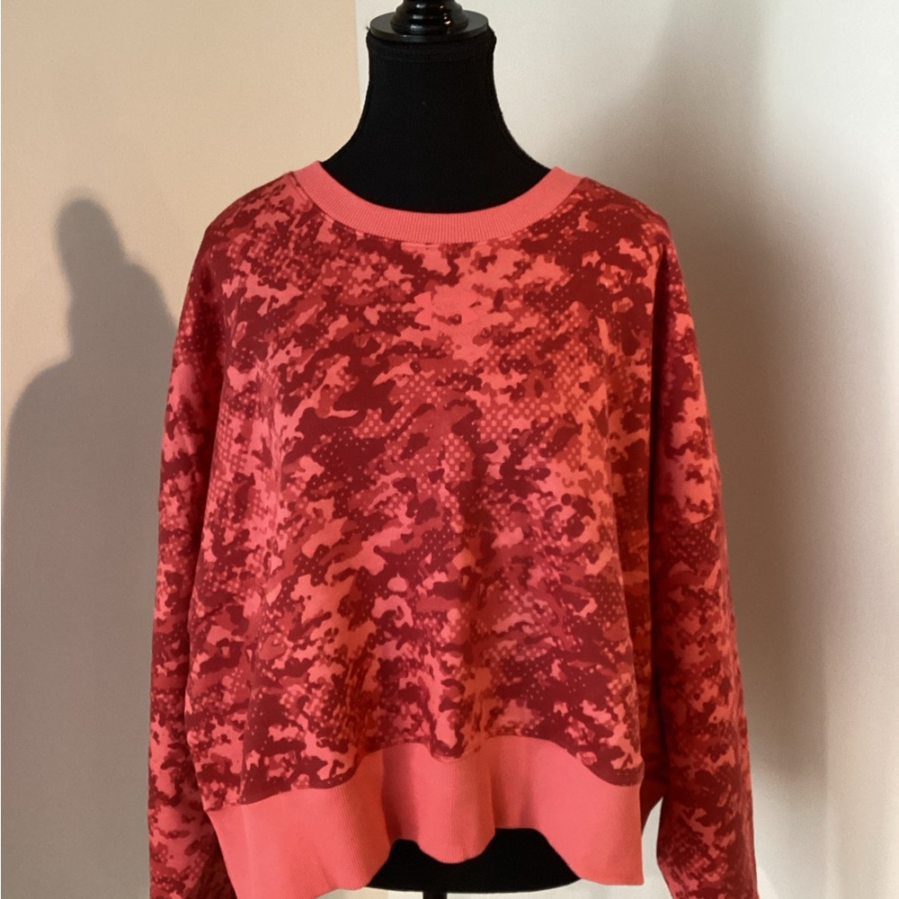 Under Armour Red and Pink Patterned Top